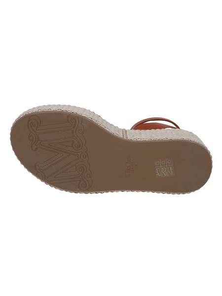 Biarritz leather platform espadrille sandals