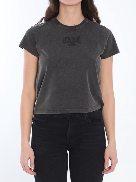Cropped T-Shirt With Logo