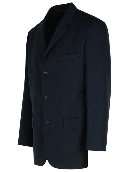 Maison Margiela Navy Virgin Wool Blazer Men