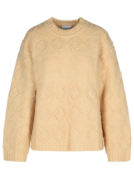 Ganni Beige Sweater