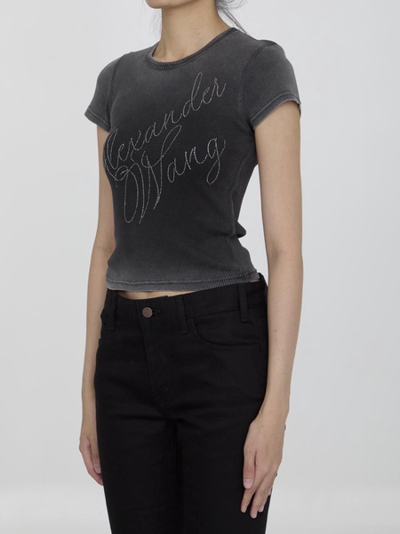 Crystal Hotfix Tee In Jersey