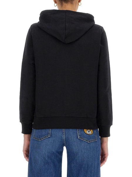 HOODIE WITH LOGO PRINT