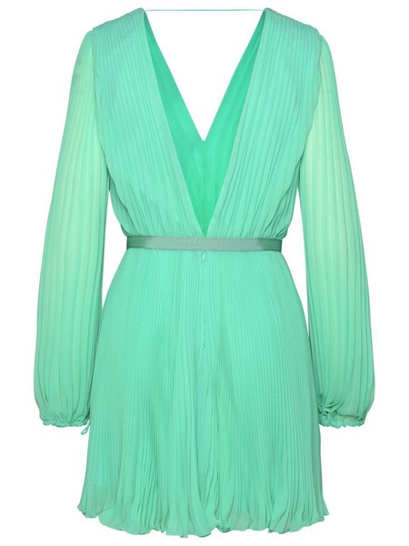 Max Mara 'Visita' Green Polyester Dress Women