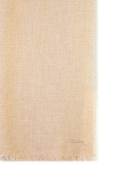 Max Mara 'Magico' Beige Wool Scarf Women