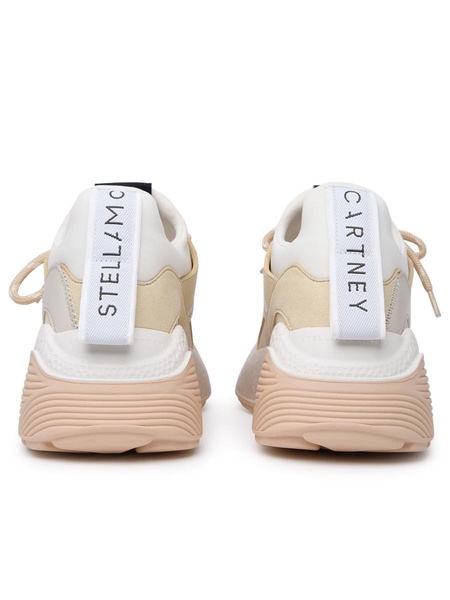 Stella Mccartney Beige Polyurethane Blend Eclypse Sneakers Women
