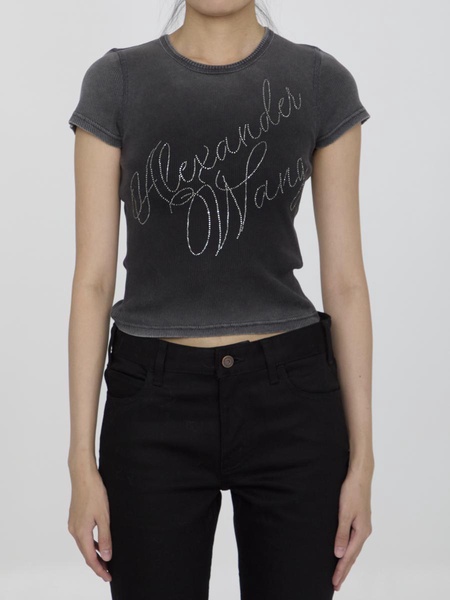 Crystal Hotfix Tee In Jersey