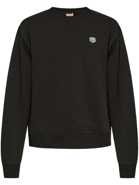 Kenzo Cotton Sweatshirt With Logo Patch