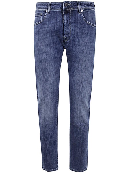 Incotex Blue Division 5 Pocket Denim Stretch Wash 4 Clothing