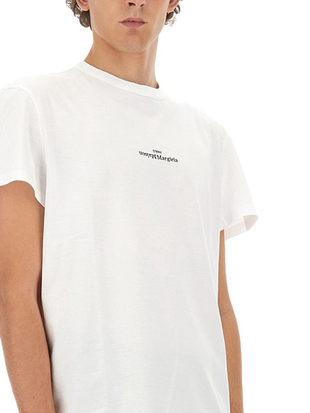 Maison Margiela Men Distorted Logo T-Shirt