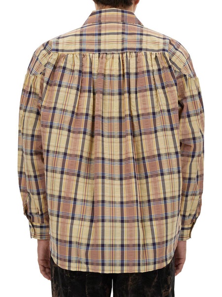 Aïe Seersucker Cotton Shirt