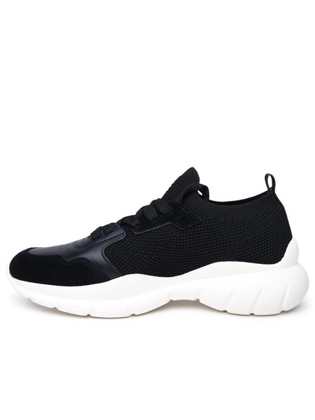 Stuart Weitzman Black Fabric Sneakers