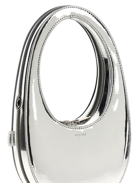 Coperni Swipe Mini Mirrored Leather Shoulder Bag