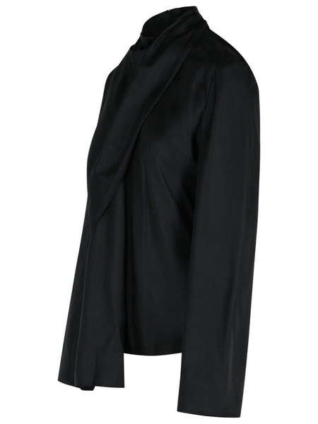 Róhe 'Foulard' Black Silk Shirt