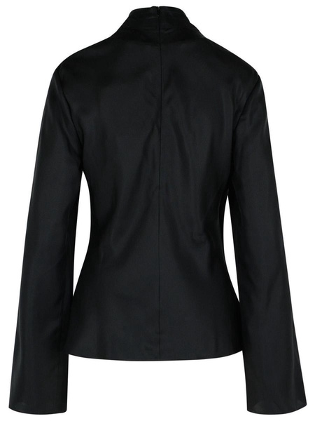 Róhe 'Foulard' Black Silk Shirt