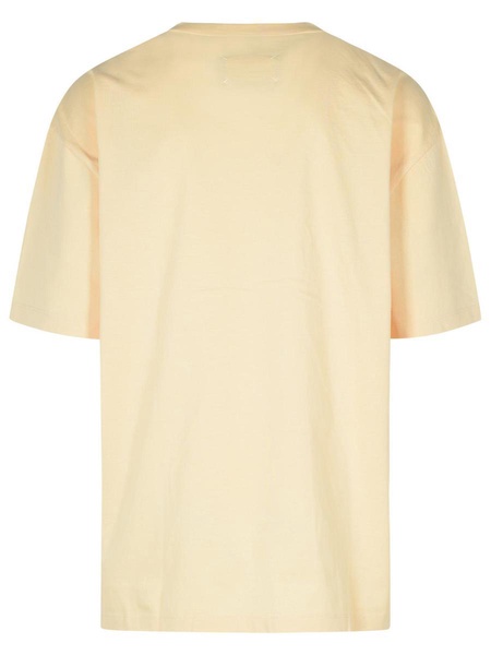 Maison Margiela 'Over' Beige Cotton T-Shirt Men
