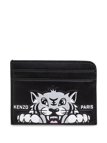 Kenzo Varsity Leather Card Holder