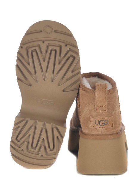 Boots Ugg "classic Ultra Mini New Heights" Made Of Suede Leather