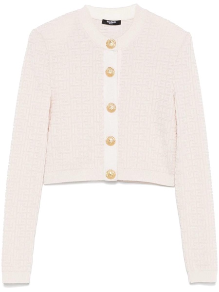 Balmain Pb Labyrinth Knit Cardigan Clothing