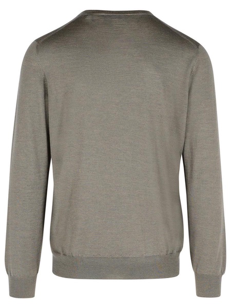 Gran Sasso Grey Cashmere Sweater