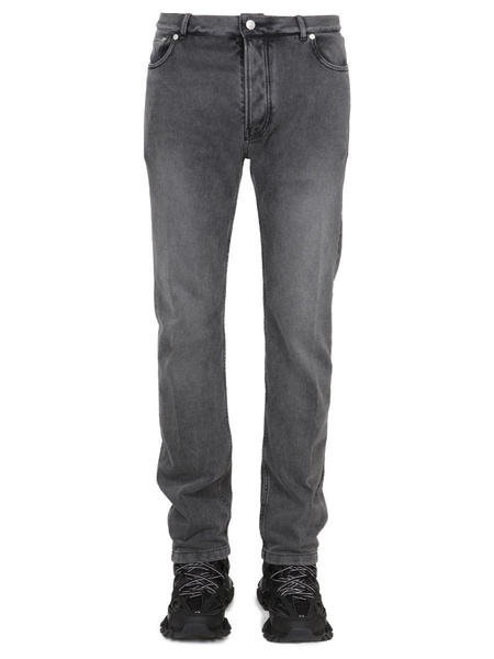 Balenciaga Jeans Con Patch Logo
