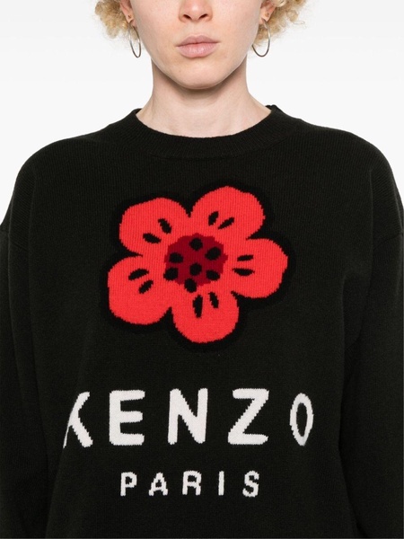 Kenzo Boke Flower Wool Sweater Clothing
