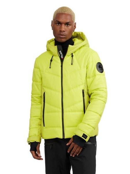 Men's Men s Thebe Mixed Media Ski Jacket with Fixed Hood