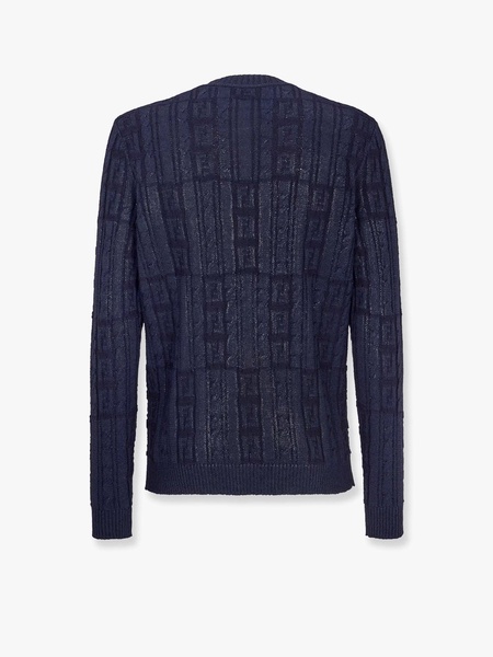 Fendi Men Fendi Blue Knitwear
