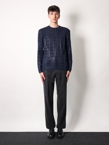 Fendi Men Fendi Blue Knitwear