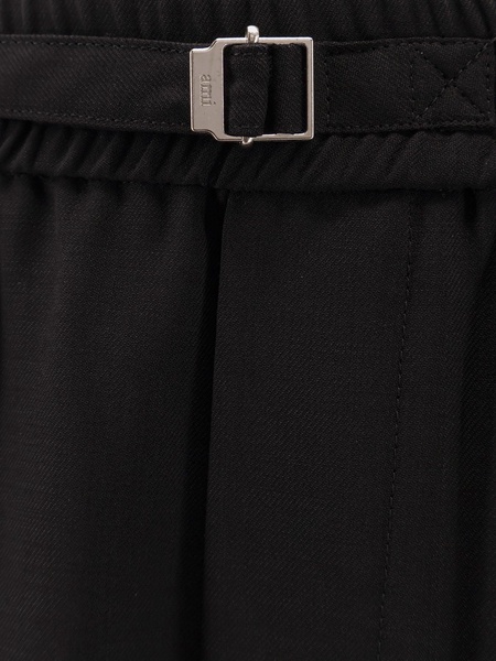 Ami Paris Men Ami Paris Black Pants