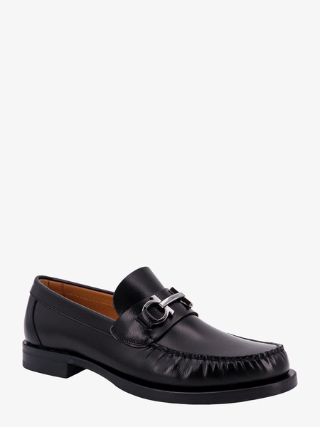 Ferragamo Men Ferragamo Black Loafers