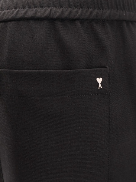 Ami Paris Men Ami Paris Black Pants