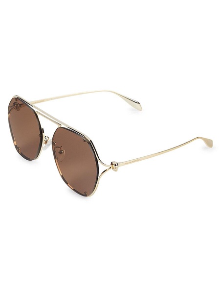 58MM Geometric Sunglasses