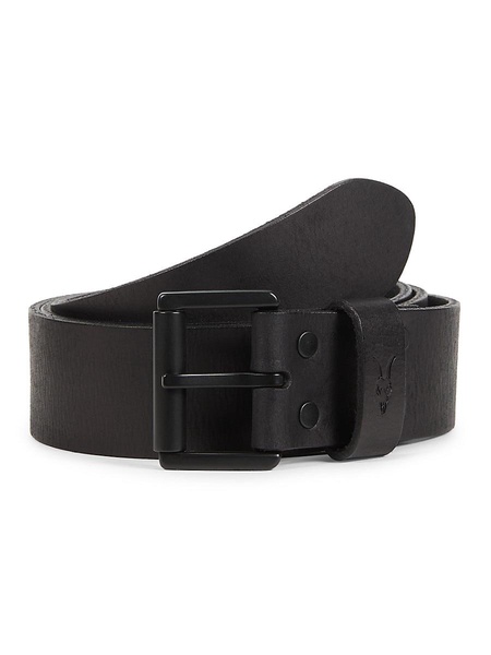38MM Gunmetal Leather Belt