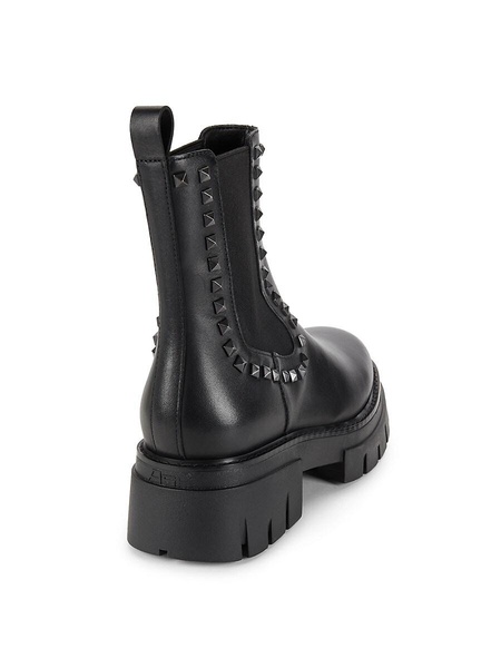 51MM Stud Leather Ankle Boots