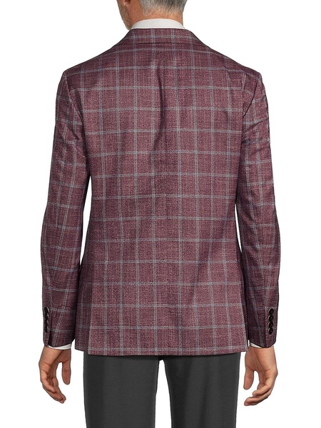 Windowpane Check Blazer