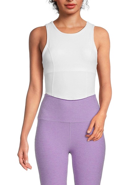Motivate Spaced-Dyed Crop Tank