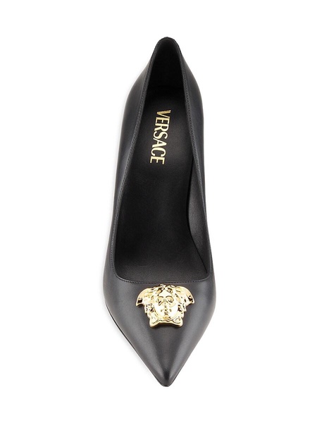 100MM Medusa Leather Pumps