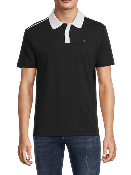 Contrast Collar Polo