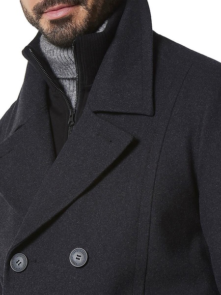 Danton Melton Wool Blend Peacoat