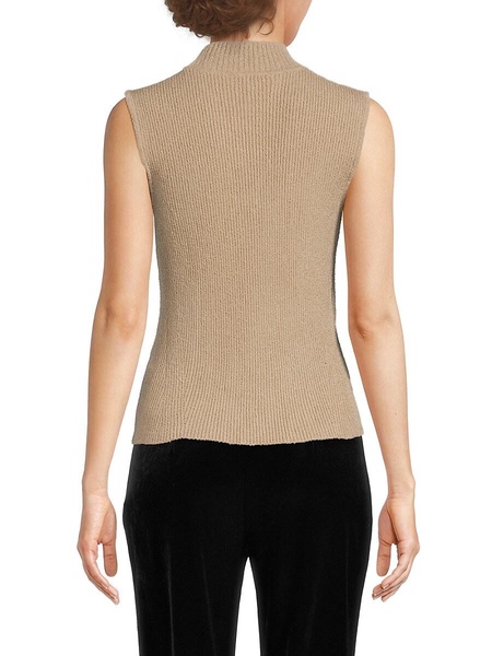 Ribbed Mockneck Top