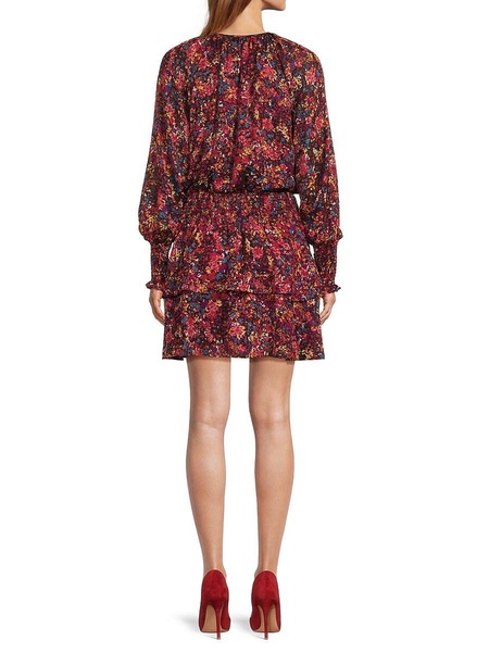 Mabel Floral Tiered Minidress