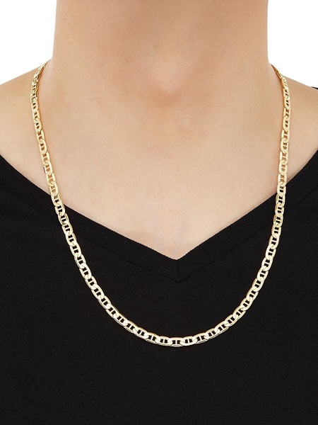 14K Yellow Gold Mariner Chain Necklace
