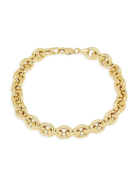 14K Yellow Gold Link Chain Bracelet