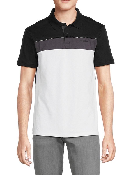 ​Tape Logo Coloblock Polo