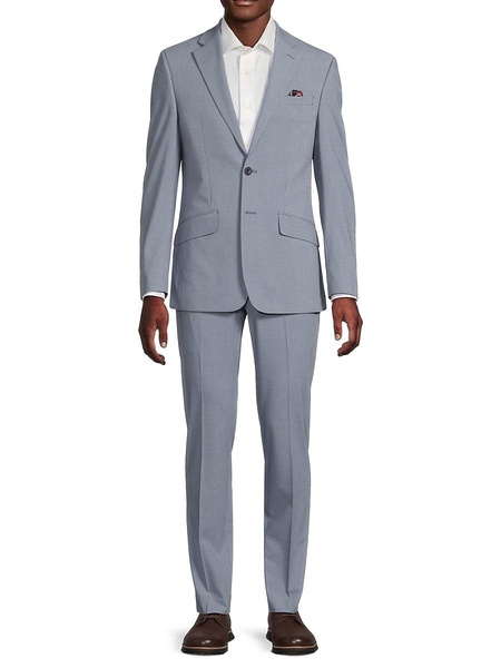 Micro Houndstooth Suit