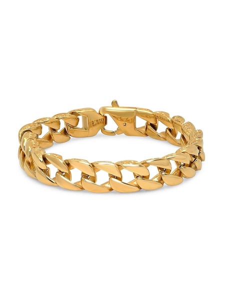 18K Goldplated Stainless Steel Chain Link Bracelet