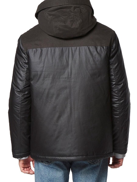 Harrigan Faux Wool Hooded Jacket