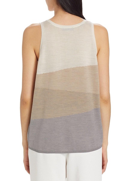 Colorblock Wool Tank Top