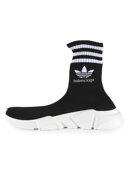Speed Logo High Top Sock Sneakers