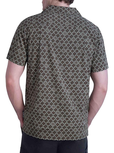 Short Sleeve Medallion Camp Shirt